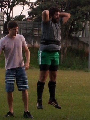 Treino taurus Rugby (Foto: Mariana Dias )