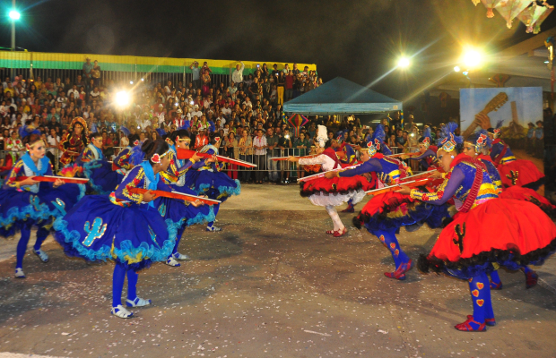 Grupos de quadrilha se apresentam nas festas juninas de Goiás (Foto: Divulgação Secult Goiânia)