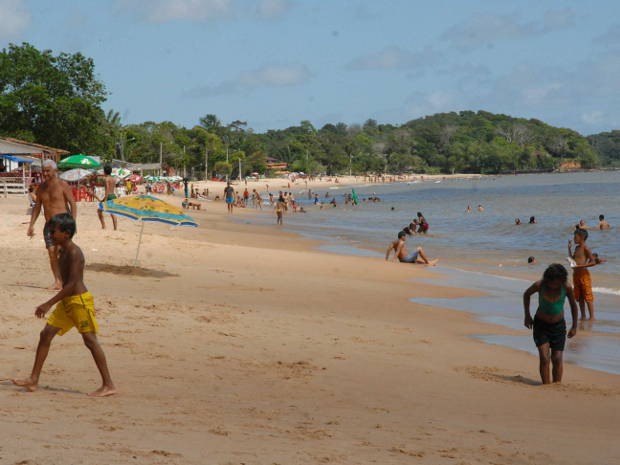 Praia Baía do Sol, em Mosqueiro também está comprometida. (Foto: Ary Souza/O Liberal)