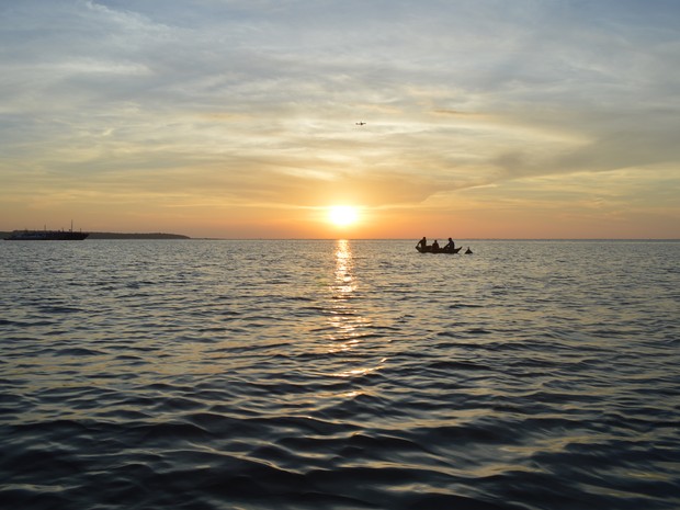 Rio Tapajós, em Santarém, oeste do Pará (Foto: Armando Carvalho)