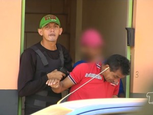 Assalto a casa de candidato a prefeito de Mojuí dos Campos (Foto: Reprodução/TV Tapajós)