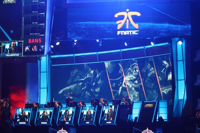 Equipe Fnatic não conseguiu passar pela SKT Telecom T1 (Foto: Felipe Vinha/TechTudo)