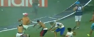Final no Castelão termina em briga (Reprodução/Sportv)