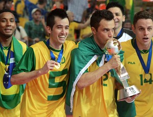 falcao brasil campeao Brasil Espanha Mundial de Futsal (Foto: AFP)
