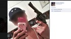 Fotos com arma na web estão na mira da polícia (Reprodução/Facebook)