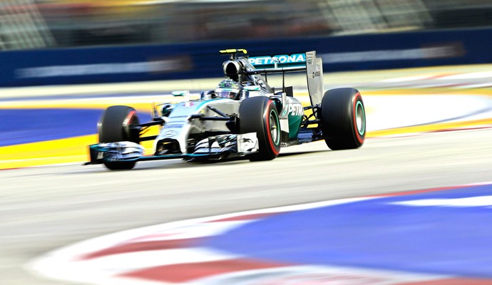 Rosberg, Treino Livre de Formula 1 Cingapura (Foto: Agência EFE)