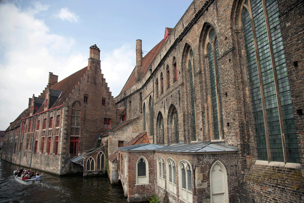 Vista da cidade belga de Bruges (Foto: Virginia Mayo/AP)