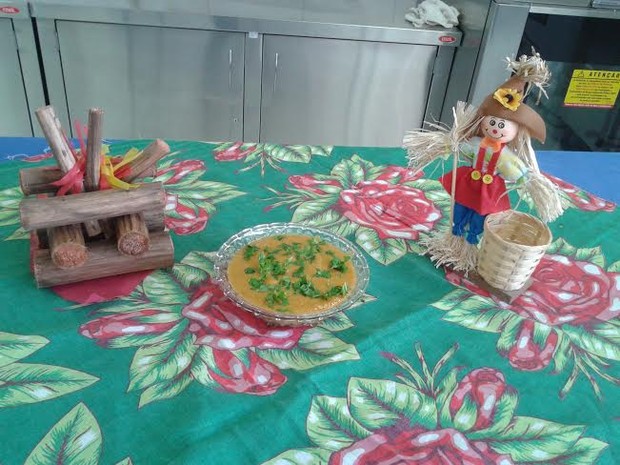 Caldinho de abóbora (Foto: Ana Carla/TV Grande Rio)