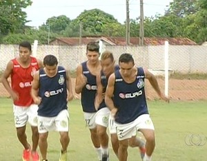 Time do Gurupi aposta em preparação antecipada e na uniào do grupo para vencer o Tocantinópolis  (Foto: Reprodução/TV Anhanguera)