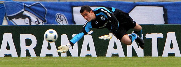 marcelo grohe grêmio coritiba (Foto: Lucas Uebel / Gazeta Press)