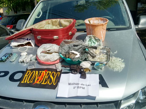 Droga apreendida no bairro João de Deus em Petrolina (Foto: Divulgação / Polícia Militar)