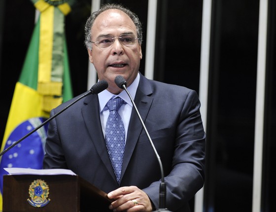 O senador Fernando Bezerra Coelho (PSB-PE), em discurso no Senado em 2015 (Foto:  Moreira Mariz/Agência Senado)