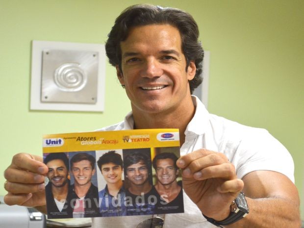 Carlos Machado divulga Curso Livre de Interpretação em TV & Teatro (Foto: Thiago Barbosa/GE)