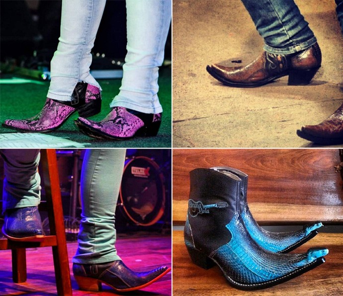 Confira algumas botas da coleção da Bruna Viola (Foto: Arquivo pessoal)