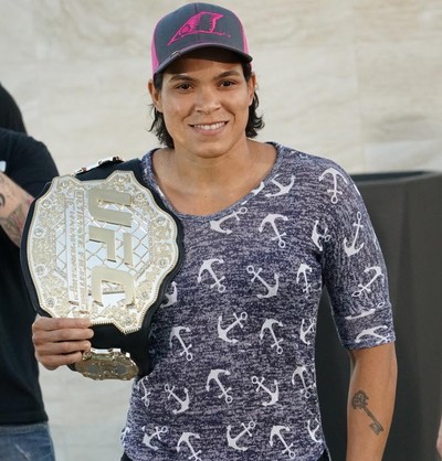 Amanda Nunes (Foto: Evelyn Rodrigues)