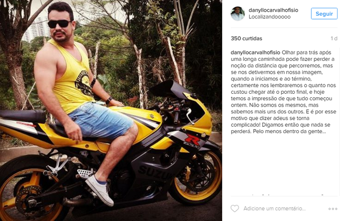 Jogador de rúbgi morre em acidente de moto (Foto: Reprodução/Instagram ) Jogador de rúbgi morre em acidente de moto (Foto: Reprodução/Instagram )