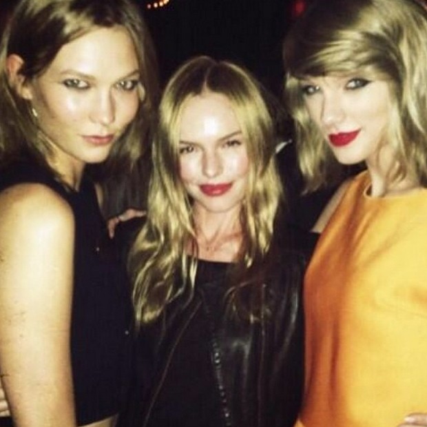 Karlie Kloss, Kate Bosworth e Taylor Swift (Foto: Reprodução/Instagram)