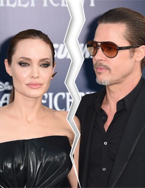 Angelina Jolie e Brad Pitt (Foto: AFP)