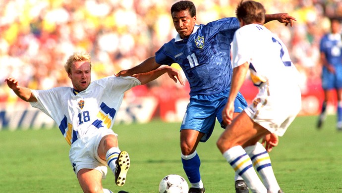 Romário Brasil e Suécia 13/07/1994  (Foto: Getty Images)