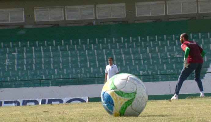 Guarani treino Brinco de Ouro (Foto: Reprodução / EPTV)