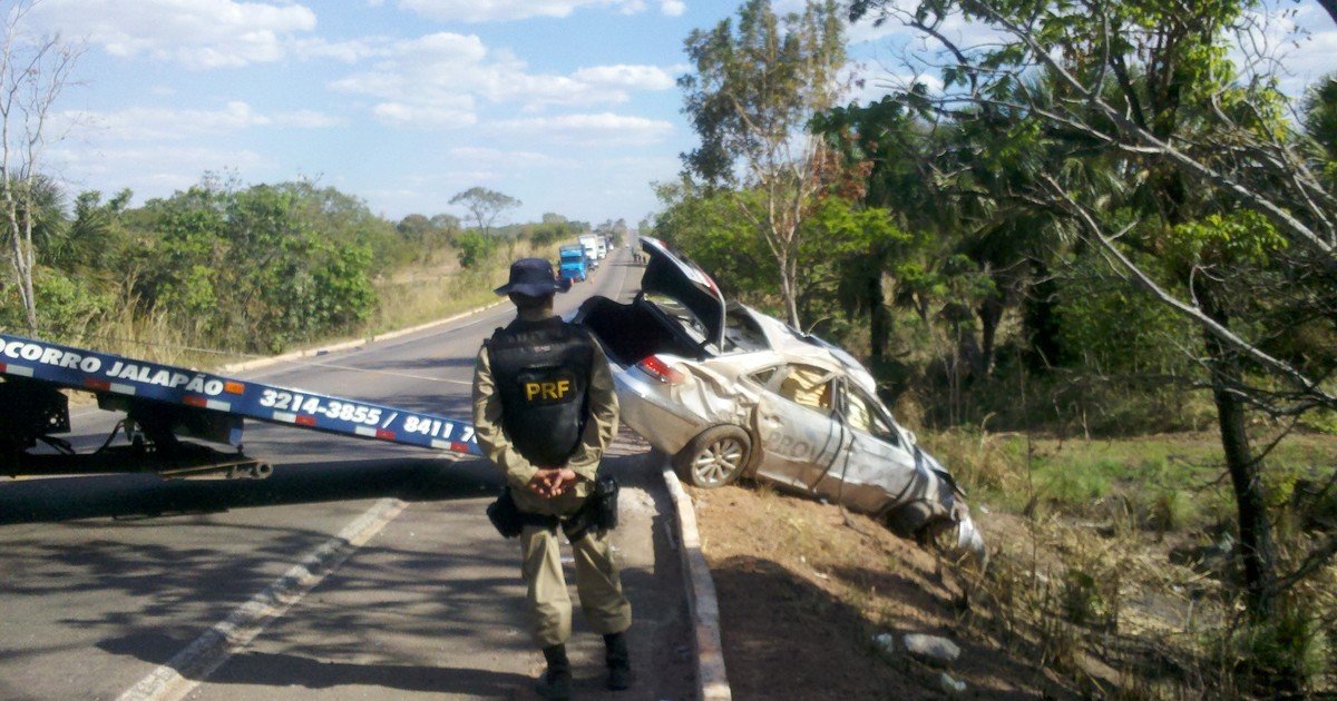 G1 Acidente Na Br 153 Deixa Uma Pessoa Gravemente Ferida Notícias Em Tocantins 