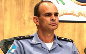 comandante geral José Luís Castro, Coletiva segurança  (Foto: Vicente Seda)