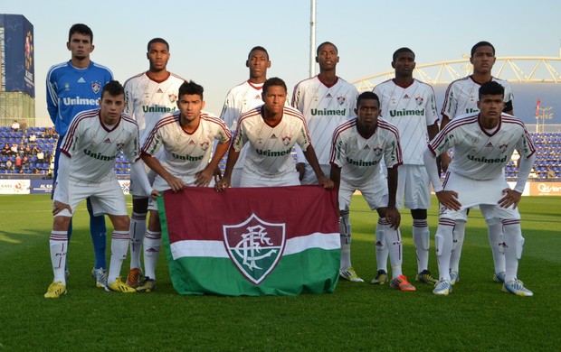 Fluminense antes da final contra o PSG, no Catar (Foto: Al Kass International Cup / Divulgação)