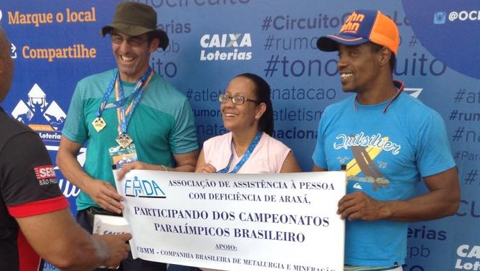 Atletas Fada Circuito Brasil Paraolímpico 3º etapa Fortaleza (Foto: Amair Araujo/Arquivo Pessoal)