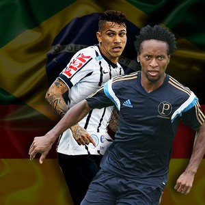 Parceiros na Alemanha, Zé Roberto e Guerrero se enfrentam no Dérbi