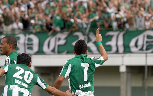 Rafinha comemora gol do Coritiba sobre o Rio Branco-PR (Foto: Divulgação / Site oficial do Coritiba)