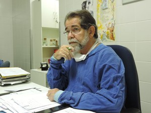 Marcos Barretto, chefe da unidade de atendimento a queimados no Hospital da Restauração, no Recife (Foto: Moema França / G1)
