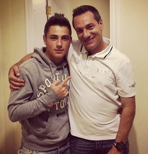Doriva, técnico do Vasco, e seu filho Diego (Foto: Reprodução / Instagram) Doriva, técnico do Vasco, e seu filho Diego (Foto: Reprodução / Instagram)