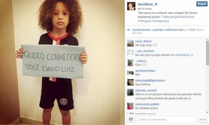 Sósia David Luiz (Foto: Reprodução/Instagram)