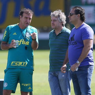 Cuca, Paulo Nobre, Alexandre Mattos Palmeiras (Foto: César Greco / Ag. Palmeiras / Divulgação) Cuca, Paulo Nobre, Alexandre Mattos Palmeiras (Foto: César Greco / Ag. Palmeiras / Divulgação)