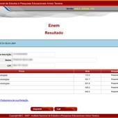 MEC divulga correção da redação do Enem (Reprodução/Inep)
