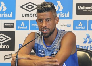 Léo Moura Grêmio (Foto: Eduardo Moura/GloboEsporte.com)