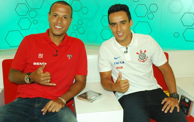 Vivendo boa fase, Jadson e Luis Fabiano sonham com vaga na Copa.