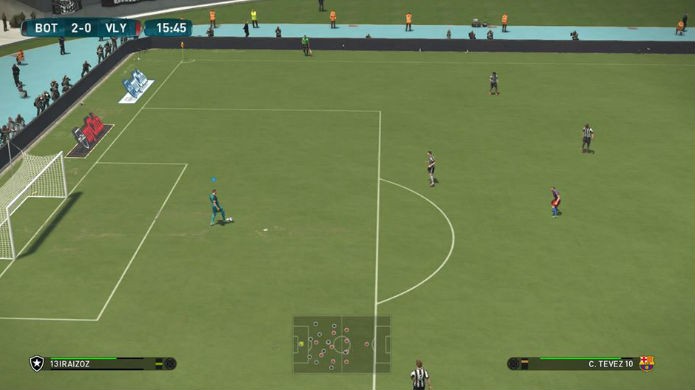 PES 2017: Recue a bola para o goleiro depois de abrir o placar (Foto: Reprodução/Thomas Schulze)