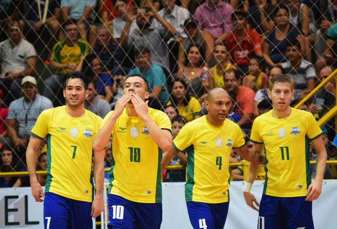 Brasil Uruguai Eliminatórias Mundial Futsal (Foto: Luis Domingues/CBFS)
