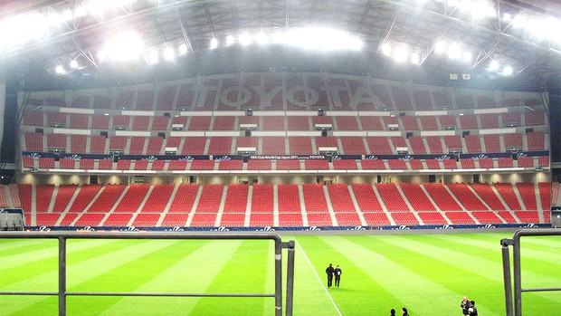preparação do estádio Toyota para o Mundial da FIFA (Foto: Thiago Dias / Globoesporte.com)