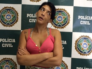 Natasha é suspeita de distribuir drogas (Foto: Alba Valéria Mendonça/G1)