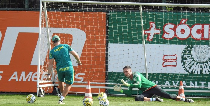 Após cirurgia Fernando Prass treina com quedas  pela primeira vez