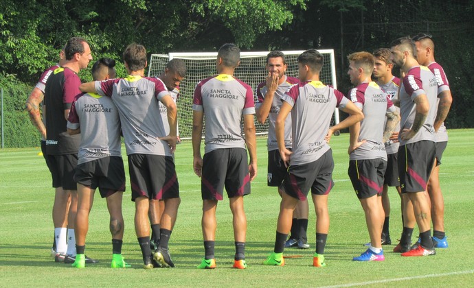 Rogério Ceni jogadores treino São Paulo (Foto: Marcelo Hazan)