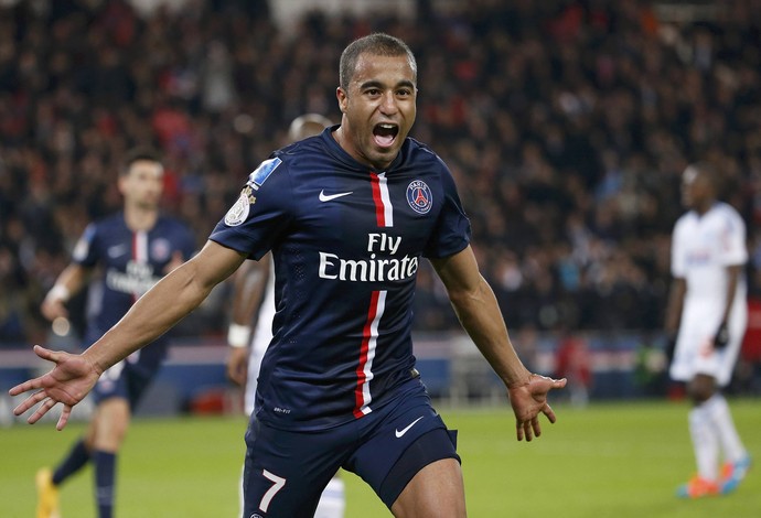Lucas gol PSG (Foto: Reuters) Lucas gol PSG (Foto: Reuters)