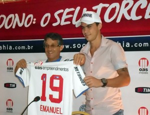 Emanuel Biancucchi e Osni; Bahia (Foto: Thiago Pereira)