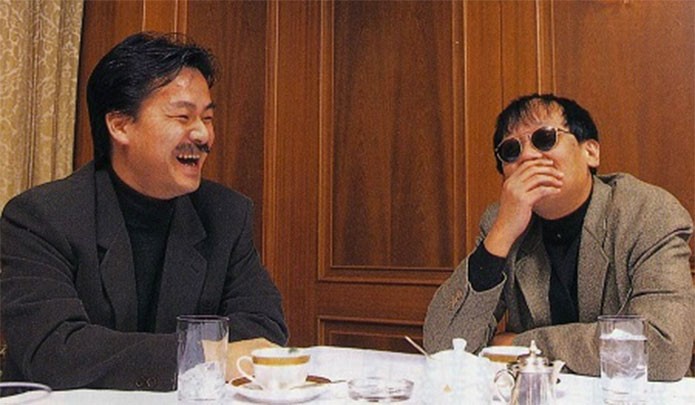 Sakaguchi (esquerda) e Yuji reunidos para Chrono Trigger (Foto: Reprodução/shmuplations)