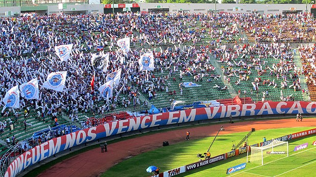 torcida do Bahia para a partida contra o Flamengo (Foto: Richard Souza / GLOBOESPORTE.COM)