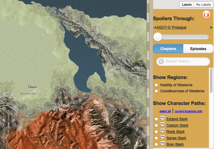 Game Of Thrones No Estilo Google Maps Saiba Usar O Mapa Da Serie