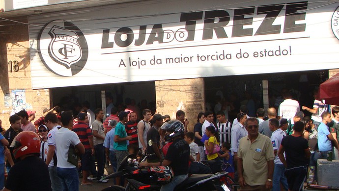 Loja oficial do Treze (Foto: Divulgação / Treze) Loja oficial do Treze (Foto: Divulgação / Treze)