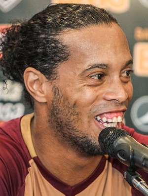 Ronaldinho Gaúcho coletiva Atlético-MG (Foto: Bruno Cantini / Site Oficial do Atlético-MG)
